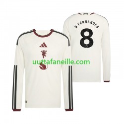 Jalkapallo Pelipaitoja Manchester United Bruno Fernandes 8 Mies Kolmas peliasu 2026-2027 Pitkähihainen