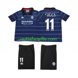 Jalkapallo Pelipaitoja Manchester United GIGGS 11 2000 Retro Lasten Vieraspeliasu 1999 Lyhythihainen