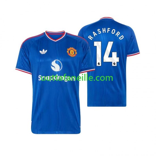 Jalkapallo Pelipaitoja Manchester United Marcus Rashford 14 Mies Vieraspeliasu 2026-2027 Lyhythihainen