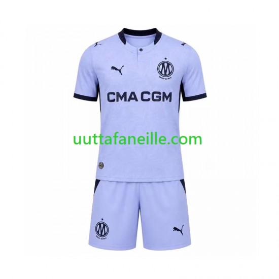 Jalkapallo Pelipaitoja Olympique de Marseille Lasten Kolmas peliasu 2026-2027 Lyhythihainen