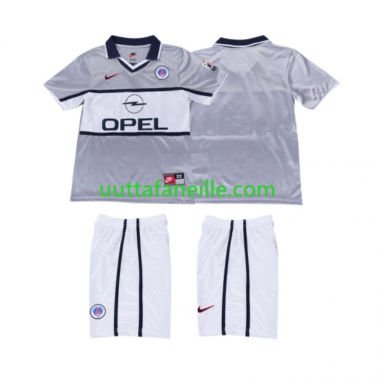 Jalkapallo Pelipaitoja Paris Saint-Germain 2000 2001 Retro Lasten Vieraspeliasu Lyhythihainen