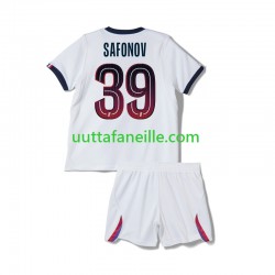 Jalkapallo Pelipaitoja Paris Saint-Germain Matvey Safonov 39 Lasten Vieraspeliasu 2026-2027 Lyhythihainen