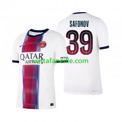 Jalkapallo Pelipaitoja Paris Saint-Germain Matvey Safonov 39 Mies Vieraspeliasu 2026-2027 Lyhythihainen