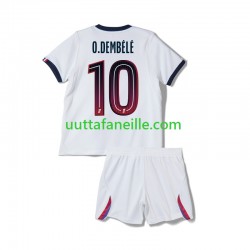 Jalkapallo Pelipaitoja Paris Saint-Germain Ousmane Dembele 10 Lasten Vieraspeliasu 2026-2027 Lyhythihainen
