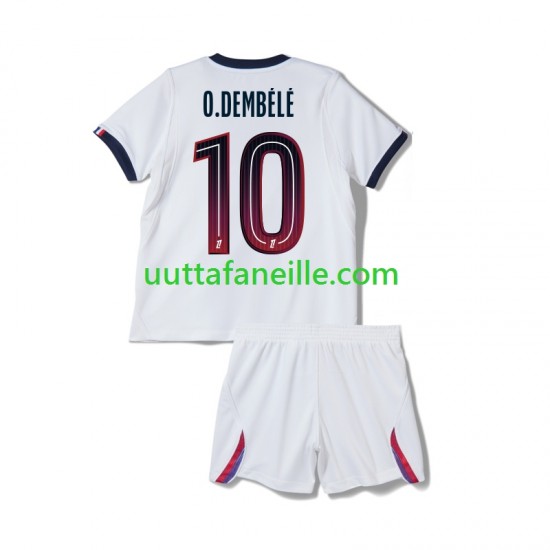 Jalkapallo Pelipaitoja Paris Saint-Germain Ousmane Dembele 10 Lasten Vieraspeliasu 2026-2027 Lyhythihainen