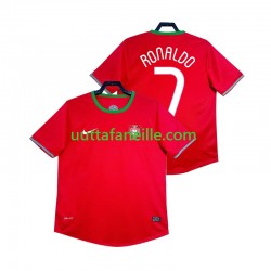 Jalkapallo Pelipaitoja Portugali Cristiano Ronaldo 7 2012 Retro Mies Kotipeliasu Lyhythihainen