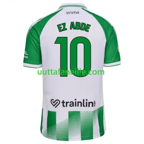 Jalkapallo Pelipaitoja Real Betis Abde Ezzalzouli 10 Mies Kotipeliasu 2026-2027 Lyhythihainen