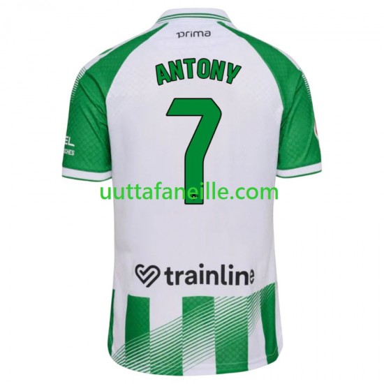 Jalkapallo Pelipaitoja Real Betis Antony 7 Mies Kotipeliasu 2026-2027 Lyhythihainen