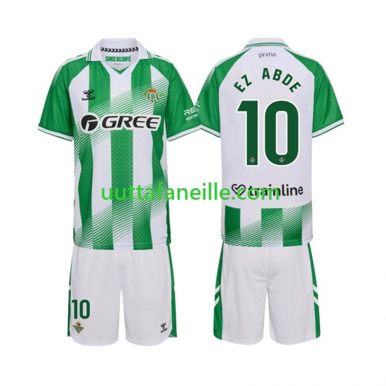 Jalkapallo Pelipaitoja Real Betis Ez Abde 10 Lasten Kotipeliasu 2026-2027 Lyhythihainen