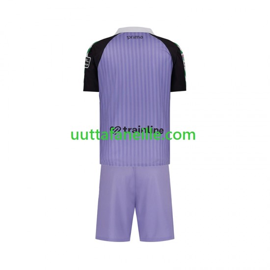 Jalkapallo Pelipaitoja Real Betis Maalivahti Retro Lasten Kotipeliasu 2025-2026 Lyhythihainen