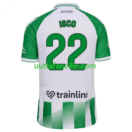 Jalkapallo Pelipaitoja Real Betis Isco 22 Mies Kotipeliasu 2026-2027 Lyhythihainen