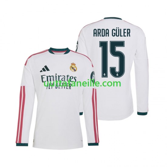 Jalkapallo Pelipaitoja Real Madrid Arda Guler 15 Mies Kotipeliasu 2026-2027 Pitkähihainen