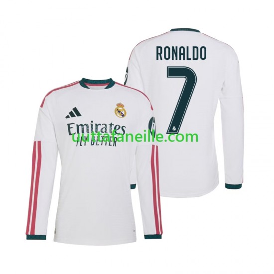 Jalkapallo Pelipaitoja Real Madrid Cristiano Ronaldo 7 Mies Kotipeliasu 2026-2027 Pitkähihainen