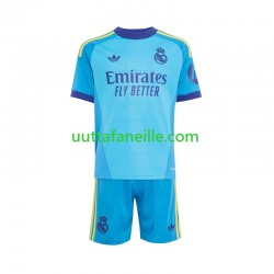 Jalkapallo Pelipaitoja Real Madrid Maalivahti Lasten Vieraspeliasu 2026-2027 Lyhythihainen