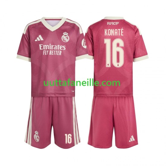 Jalkapallo Pelipaitoja Real Madrid Ibrahima Konate 16 Lasten Kolmas peliasu 2026-2027 Lyhythihainen