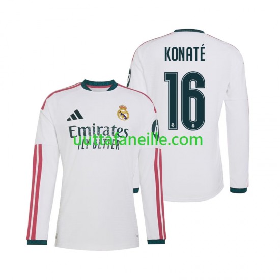 Jalkapallo Pelipaitoja Real Madrid Ibrahima Konate 16 Mies Kotipeliasu 2026-2027 Pitkähihainen