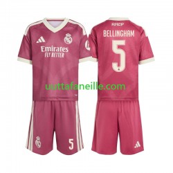Jalkapallo Pelipaitoja Real Madrid Jude Bellingham 5 Lasten Kolmas peliasu 2026-2027 Lyhythihainen