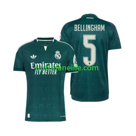 Jalkapallo Pelipaitoja Real Madrid Jude Bellingham 5 Mies Vieraspeliasu 2026-2027 Lyhythihainen
