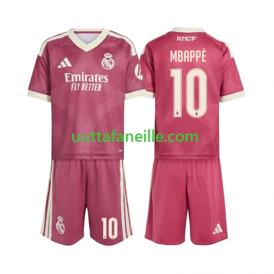 Jalkapallo Pelipaitoja Real Madrid Mbappé Kylian 10 Lasten Kolmas peliasu 2026-2027 Lyhythihainen