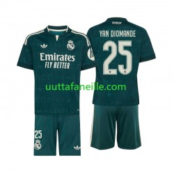 Jalkapallo Pelipaitoja Real Madrid Yan Diomande 25 Lasten Vieraspeliasu 2026-2027 Lyhythihainen