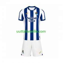 Jalkapallo Pelipaitoja Real Sociedad Lasten Kotipeliasu 2026-2027 Lyhythihainen