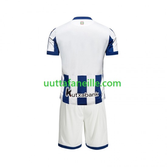 Jalkapallo Pelipaitoja Real Sociedad Lasten Kotipeliasu 2026-2027 Lyhythihainen