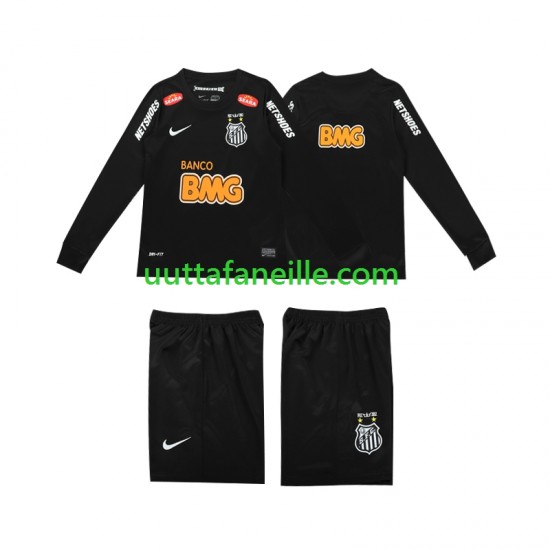 Jalkapallo Pelipaitoja Santos Classic 2012 2013 Retro Lasten Vieraspeliasu Pitkähihainen