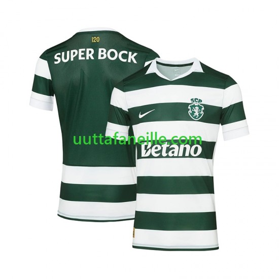 Jalkapallo Pelipaitoja Sporting CP Mies Kotipeliasu 2026-2027 Lyhythihainen