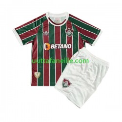 Jalkapallo Pelipaitoja Fluminense Lasten Kotipeliasu 2023-2024 Lyhythihainen