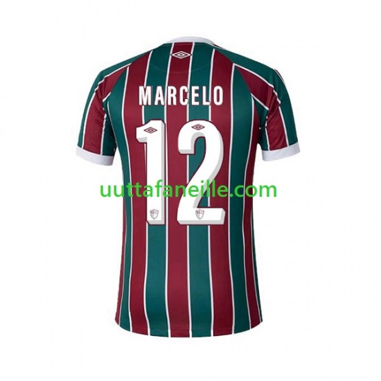 Jalkapallo Pelipaitoja Fluminense Marcelo 12 Mies Kotipeliasu 2023-2024 Lyhythihainen