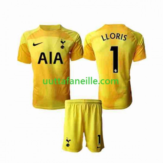 Jalkapallo Pelipaitoja Tottenham Hotspur Hugo Lloris 1 Maalivahti Lasten Kotipeliasu 2022-2023 Lyhythihainen