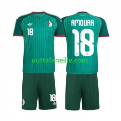 Jalkapallo Pelipaitoja Algeria Mohamed Amoura 18 Lasten Vieraspeliasu 2026 Lyhythihainen