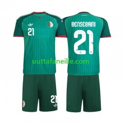 Jalkapallo Pelipaitoja Algeria Ramy Bensebaini 21 Lasten Vieraspeliasu 2026 Lyhythihainen