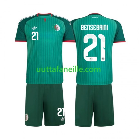 Jalkapallo Pelipaitoja Algeria Ramy Bensebaini 21 Lasten Vieraspeliasu 2026 Lyhythihainen