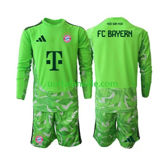Jalkapallo Pelipaitoja FC Bayern München Maalivahti Lasten Kotipeliasu 2026-2027 Pitkähihainen
