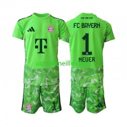 Jalkapallo Pelipaitoja FC Bayern München Manuel Neuer 1 Maalivahti Lasten Kotipeliasu 2026-2027 Lyhythihainen