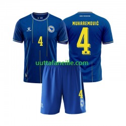 Jalkapallo Pelipaitoja Bosnia Hertsegovina Tarik Muharemovic 4 Lasten Kotipeliasu MM-kisat 2026 Lyhythihainen