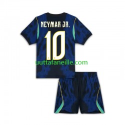 Jalkapallo Pelipaitoja Brasilia Neymar JR 10 Lasten Vieraspeliasu MM-kisat 2026 Lyhythihainen