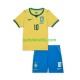 Jalkapallo Pelipaitoja Brasilia Neymar JR 10 Lasten Kotipeliasu MM-kisat 2026 Lyhythihainen