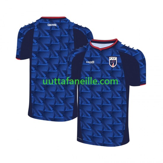 Jalkapallo Pelipaitoja Cape Verde Mies Kotipeliasu MM-kisat 2026 Lyhythihainen