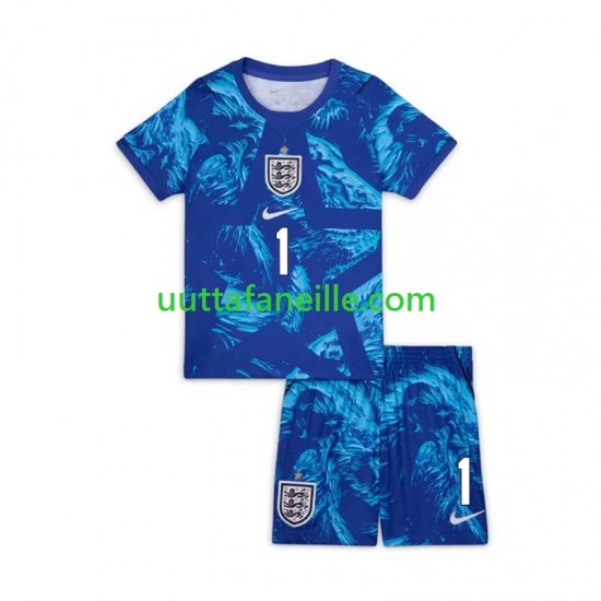 Jalkapallo Pelipaitoja Englanti Jordan Pickford 1 Maalivahti Lasten Kolmas peliasu MM-kisat 2026 Lyhythihainen