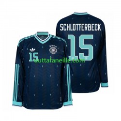 Jalkapallo Pelipaitoja Saksa Nico Schlotterbeck 15 Mies Vieraspeliasu MM-kisat 2026 Pitkähihainen