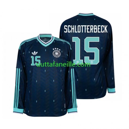 Jalkapallo Pelipaitoja Saksa Nico Schlotterbeck 15 Mies Vieraspeliasu MM-kisat 2026 Pitkähihainen