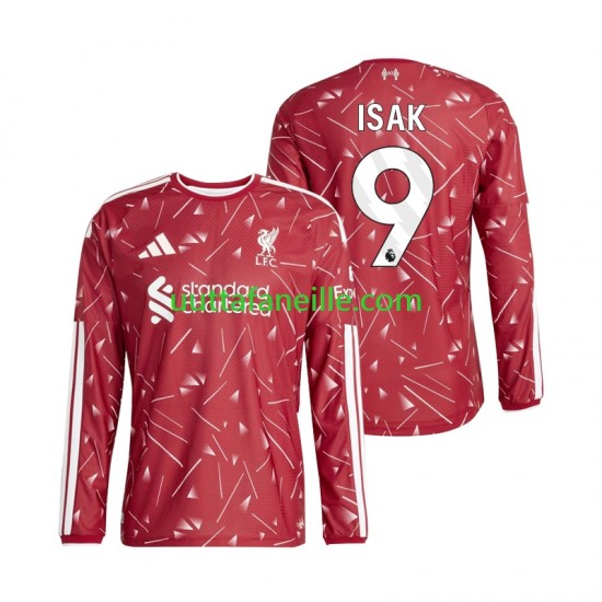 Jalkapallo Pelipaitoja Liverpool Alexander Isak 9 Mies Kotipeliasu 2026-2027 Pitkähihainen