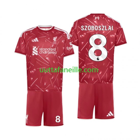 Jalkapallo Pelipaitoja Liverpool Dominik Szoboszlai 8 Lasten Kotipeliasu 2026-2027 Lyhythihainen