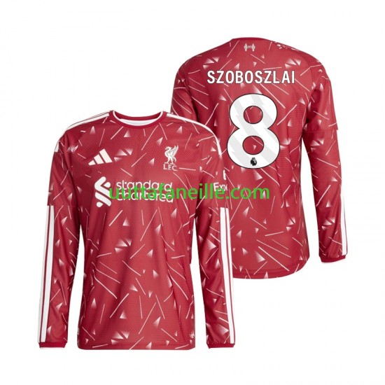 Jalkapallo Pelipaitoja Liverpool Dominik Szoboszlai 8 Mies Kotipeliasu 2026-2027 Pitkähihainen