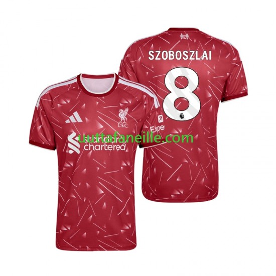 Jalkapallo Pelipaitoja Liverpool Dominik Szoboszlai 8 Mies Kotipeliasu 2026-2027 Lyhythihainen