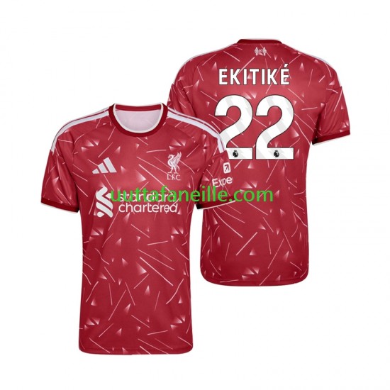Jalkapallo Pelipaitoja Liverpool Hugo Ekitike 22 Mies Kotipeliasu 2026-2027 Lyhythihainen