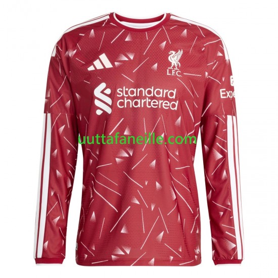 Jalkapallo Pelipaitoja Liverpool Mies Kotipeliasu 2026-2027 Pitkähihainen