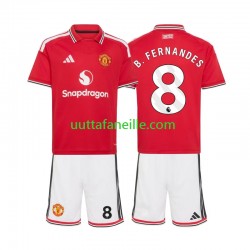 Jalkapallo Pelipaitoja Manchester United Bruno Fernandes 8 Lasten Kotipeliasu 2026-2027 Lyhythihainen
